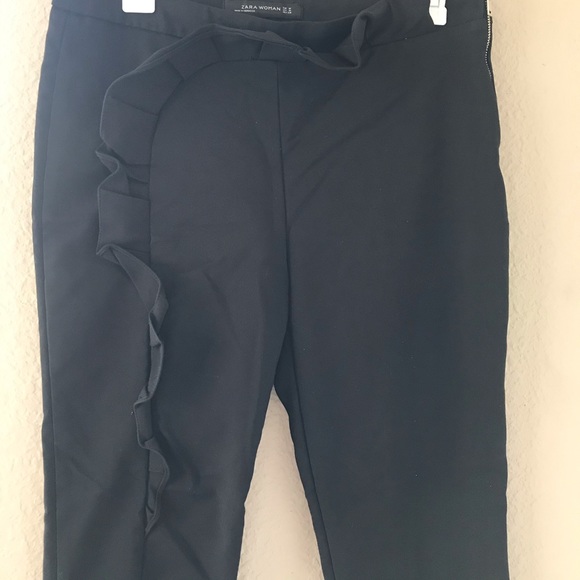Zara Pants - Zara Dress Pants with Ruffles